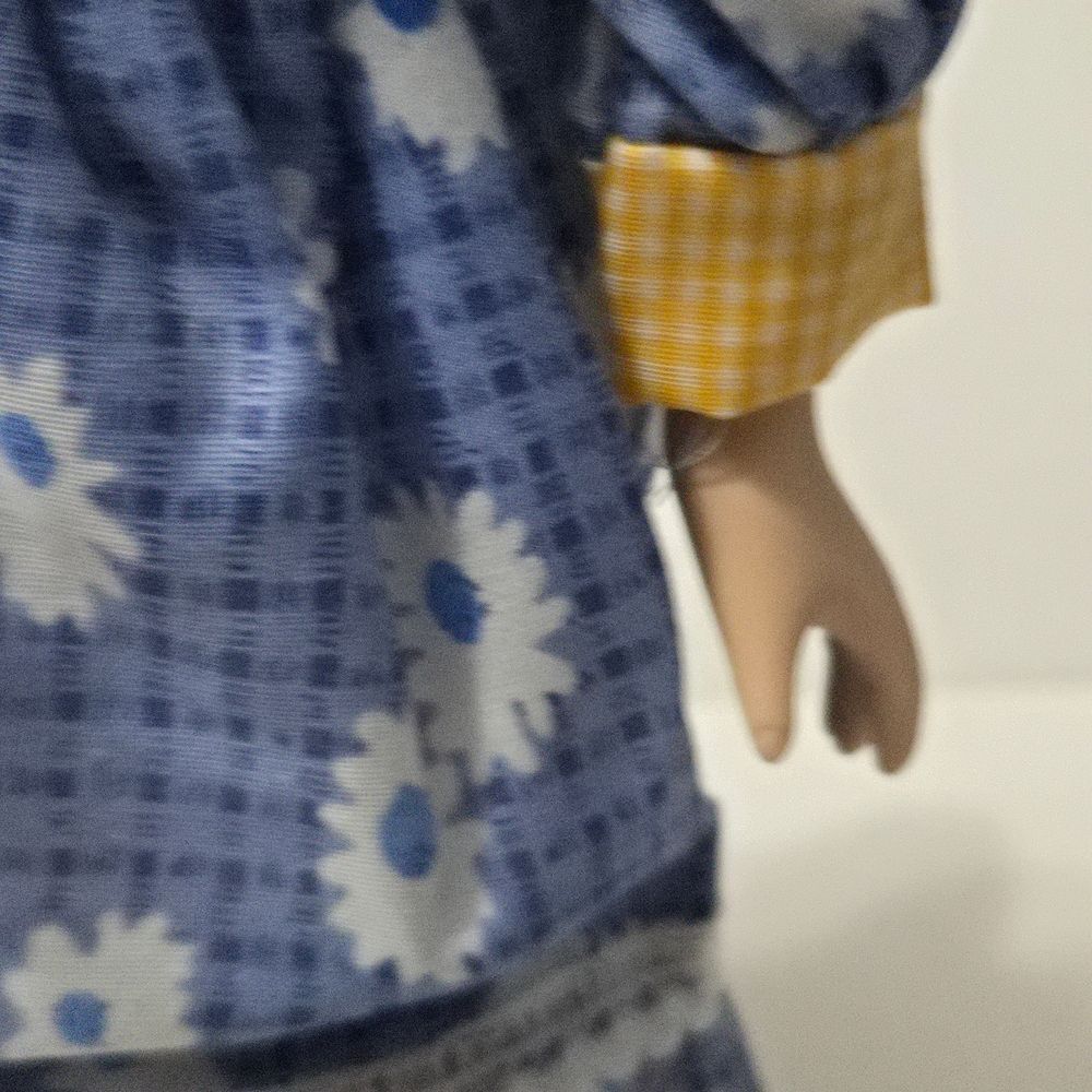 Blue and Yellow Floral Dress Doll - Picture 3 of 10